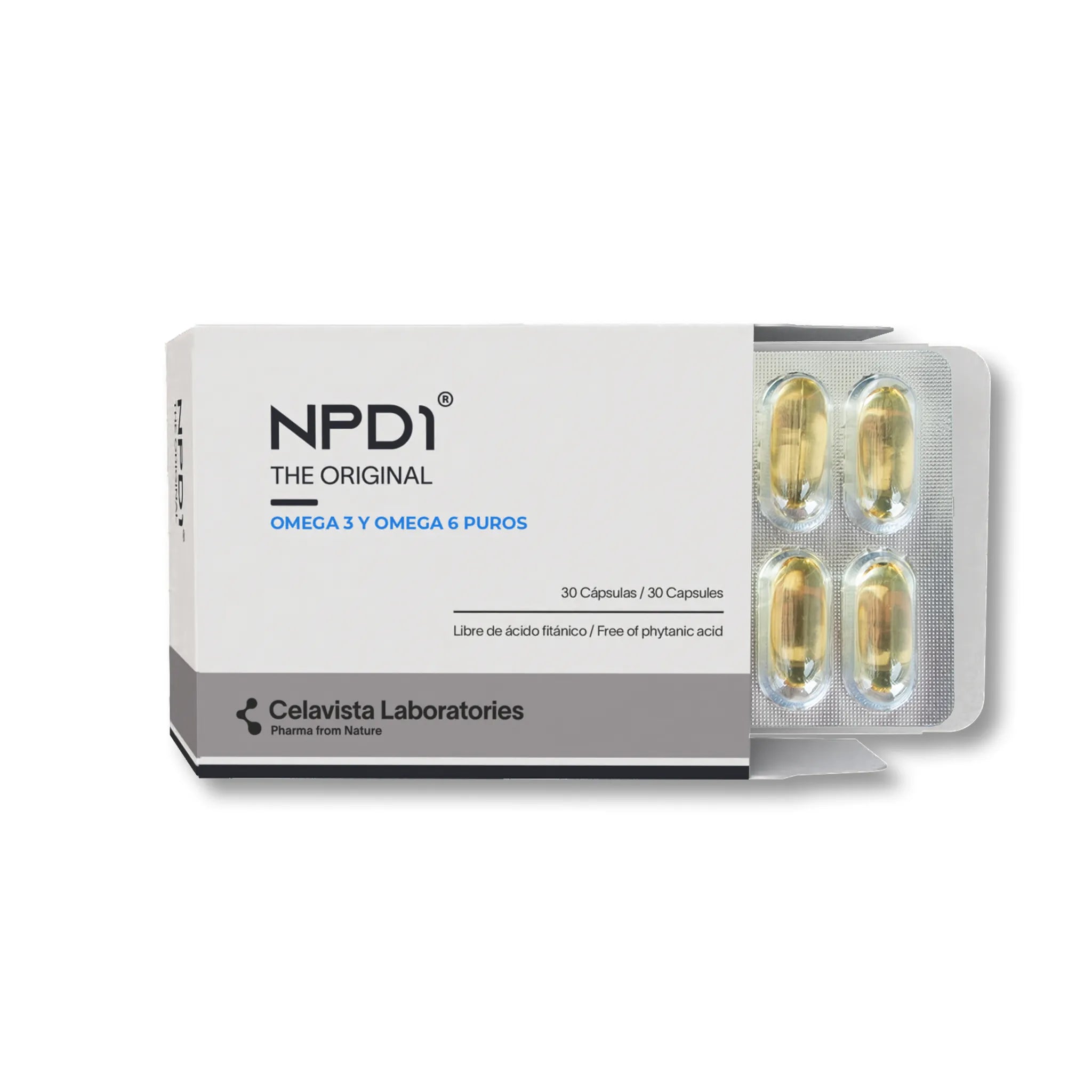 NPD1-1400 complemento Omega 3 - DHA GLA sistema inmunitario natural